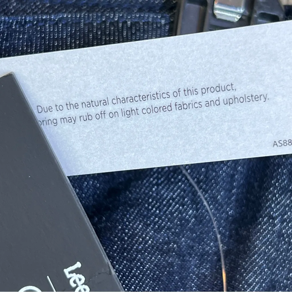 Lee Body Optix + Cushnie Size 31/12 Cropped Straight Leg Dark Wash Denim… - Image 11