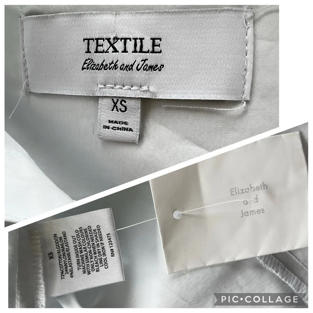 Textile Elizabeth and James Pale Blue Belted Flared Mini Shirtdress Dress NEW XS - Image 15