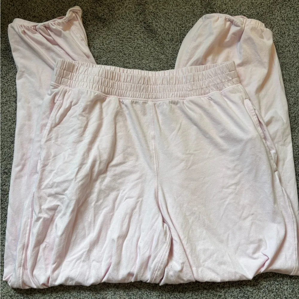 Free People  Baby Pink Lounge Pants - Image 2