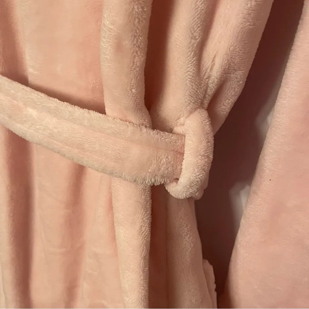 Fabulous Just Like You Plush Robe Red Be Mine Women’s Lg Pink Loops W/Belt - Image 8