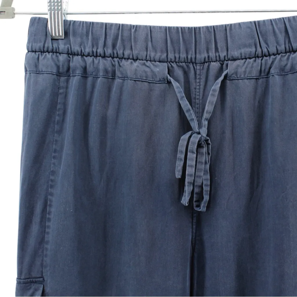 LuLuLemon Slate Blue Coated Crop Joggers Comfort Athletic Athleisure Lounge 6 - Image 4