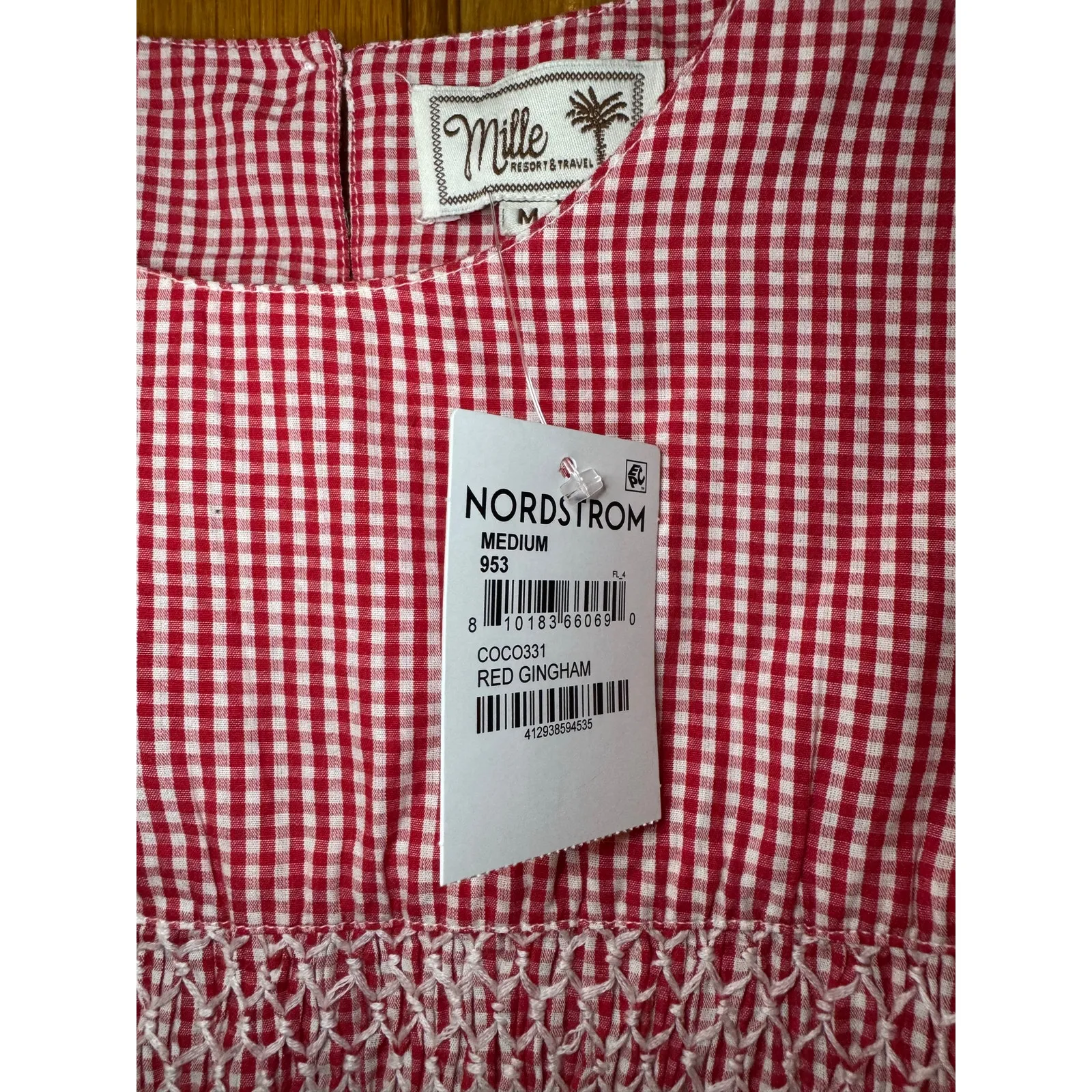 MILLE Coco Red Gingham Dress - Image 4