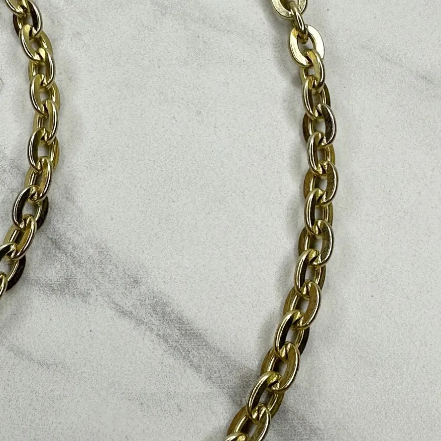 Gold Tone Chain Purse Strap 41" Crossbody Shoulder Bag Replacement ✨ - Image 5