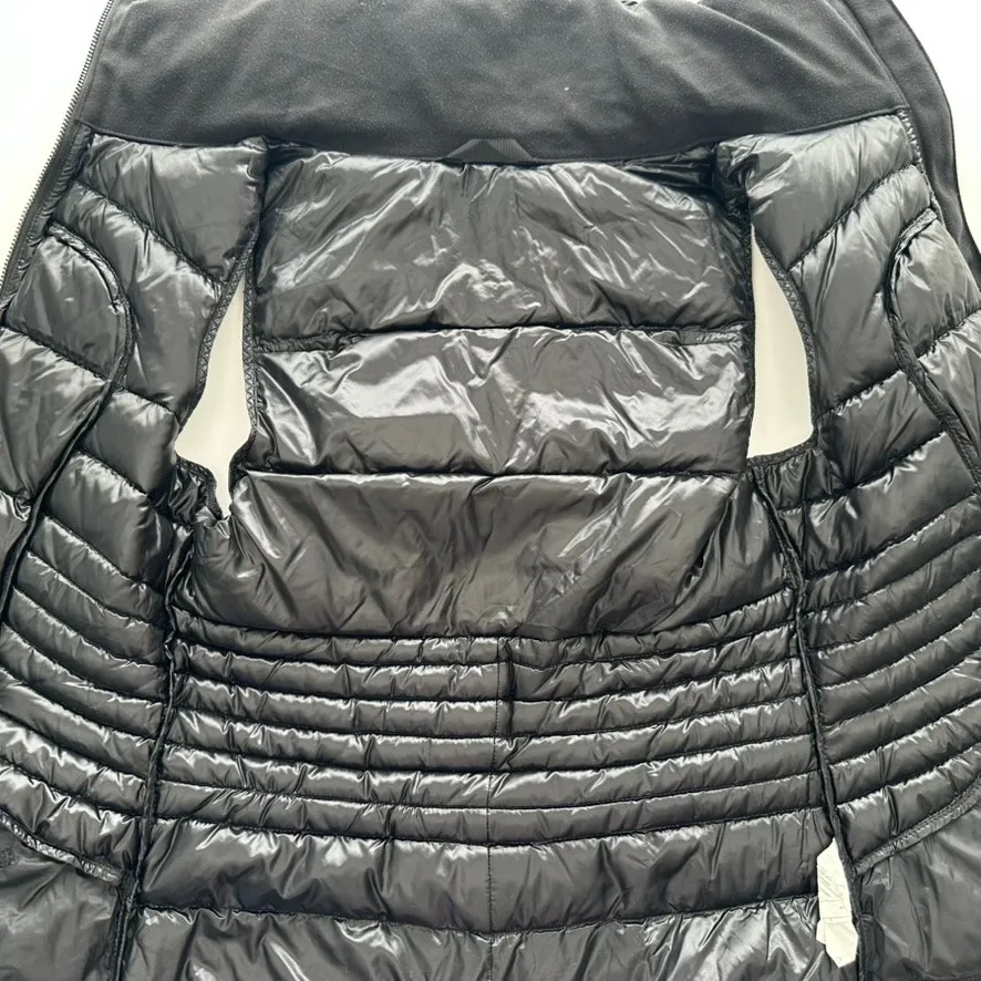 Lululemon Fluffin Awesome Goose Down Vest Shine Black Size 6 Puffer Winter Ski - Image 7