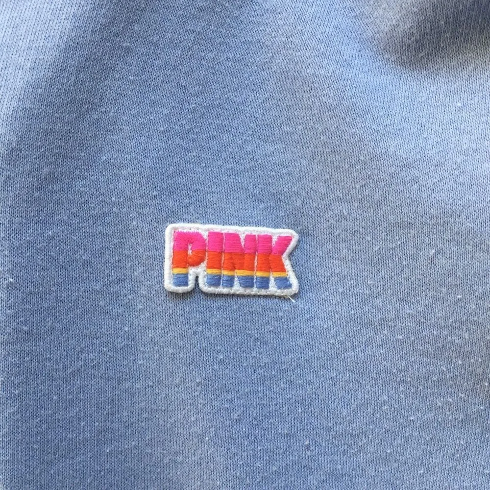 🔃Victoria's Secret PINK Blue Hoodie - Image 4