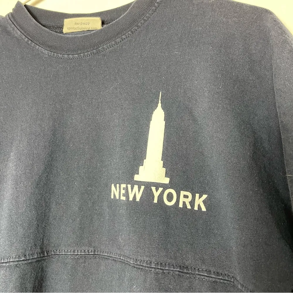 New York Empire State Building Black/Navy Blue Spirit Jersey XS - Image 6