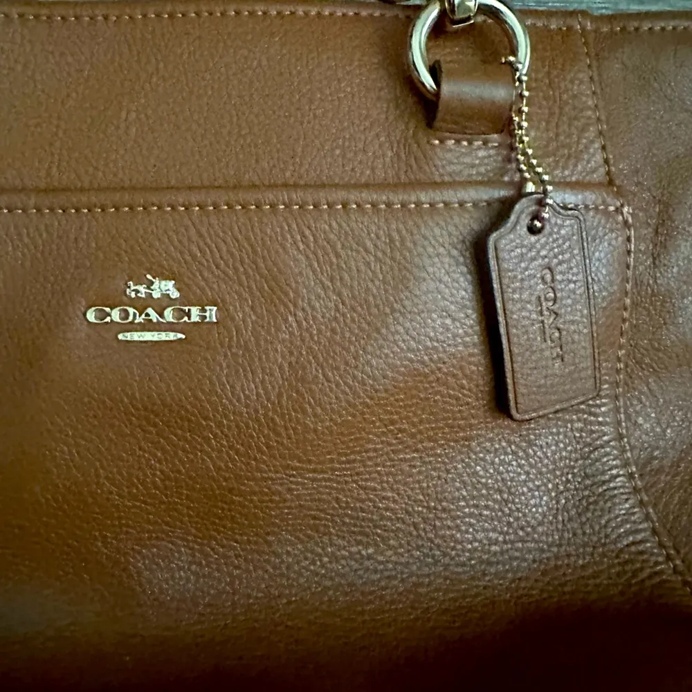 Coach Handbag Prairie Satchel Chain Purse Pebbled Leather - Image 12