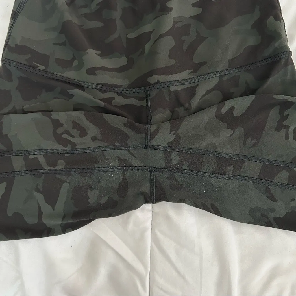 Lululemon Align Crop Incognito Camo Multi Gator Green 8 - Image 9