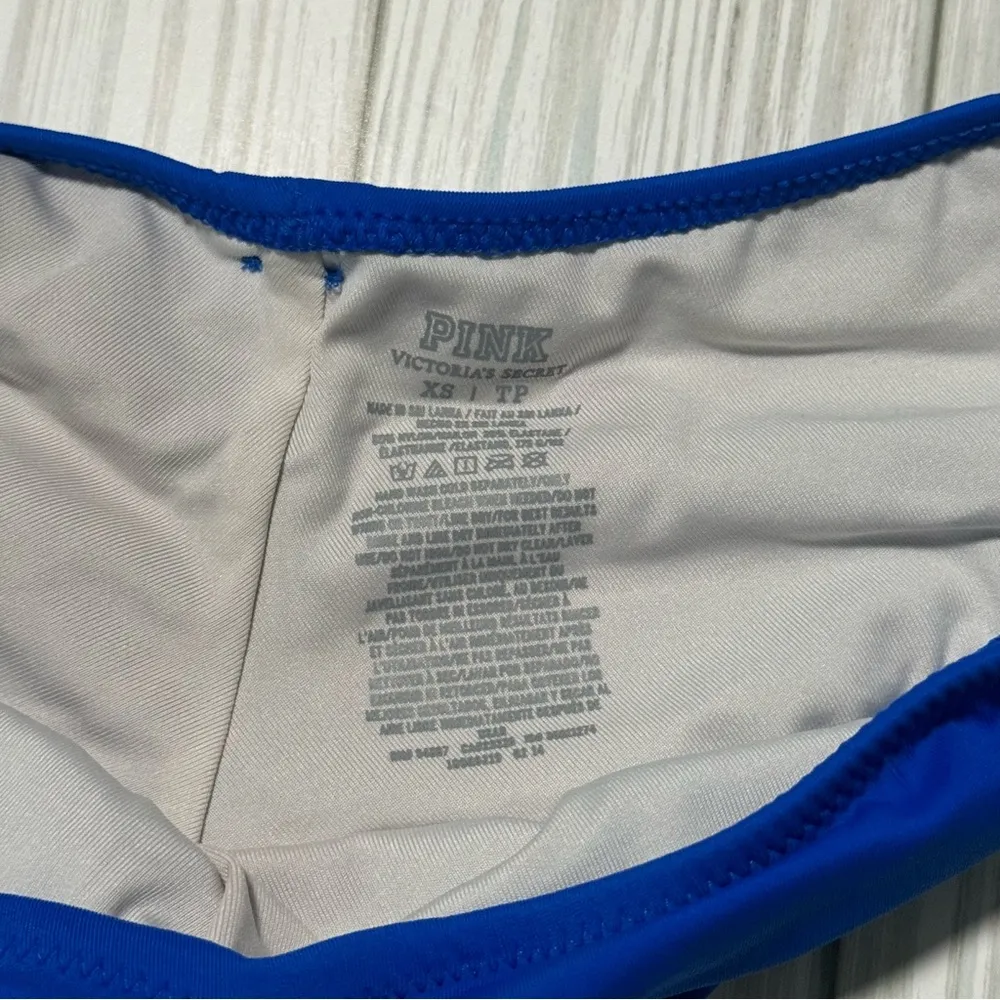 Victoria's Secret PINK Swim Bikini Set Colorblock Blue & Pink S/XS Scrunch - Image 6