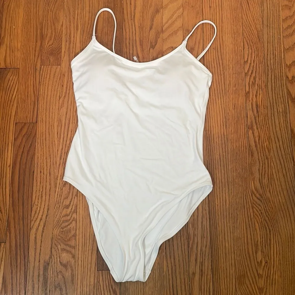 Andie The Amalfi‎ One Piece Swimsuit White Size L NWT- minimalist - Image 3