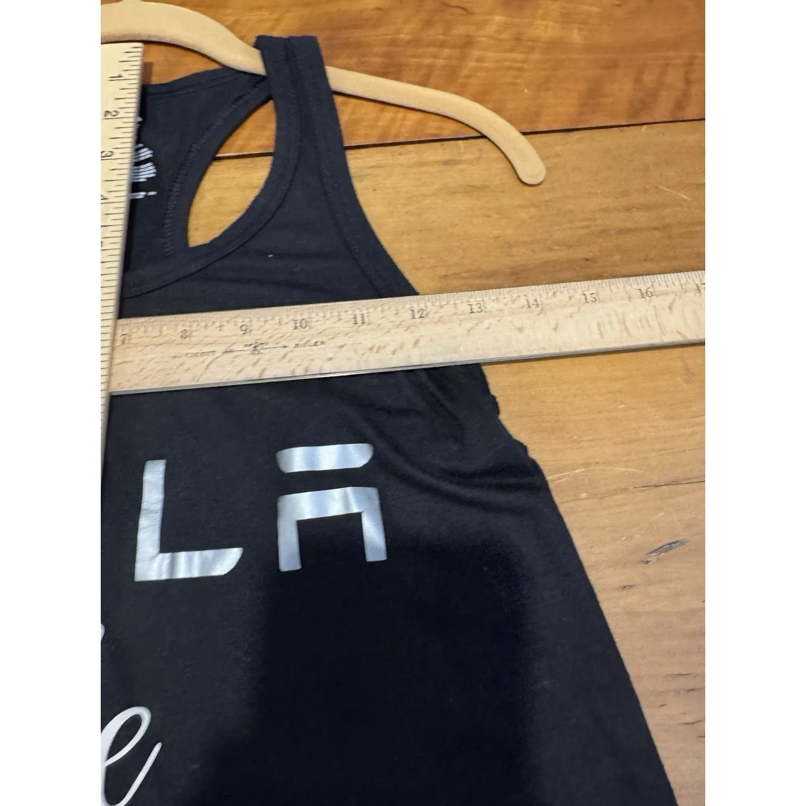 Tesla Babe Black Racerback Tank Top Size XS Athletic Workout Tee - Image 5