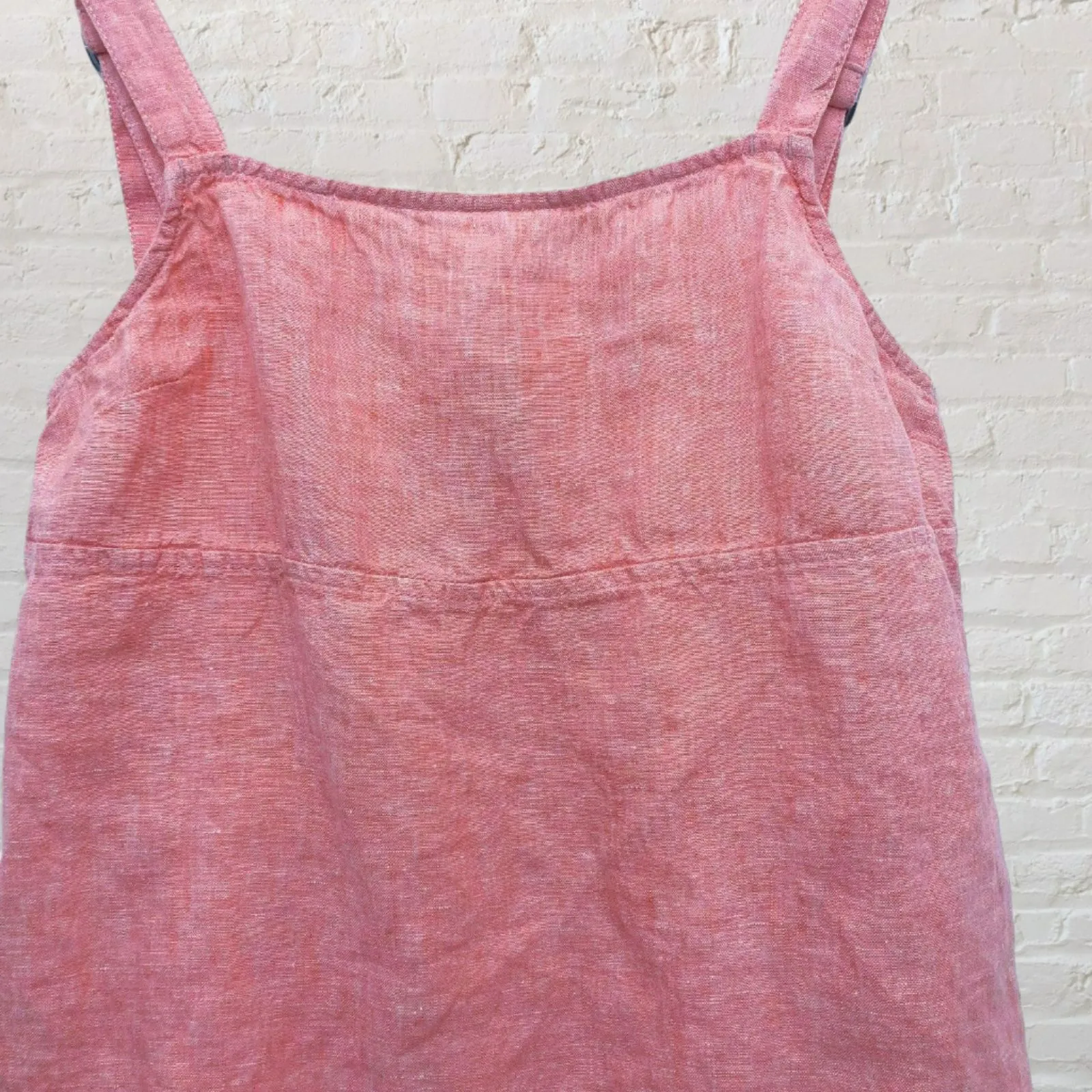 Athleta Voyager 100% Linen Tank Top S - Sunset Glow Pink - Image 7