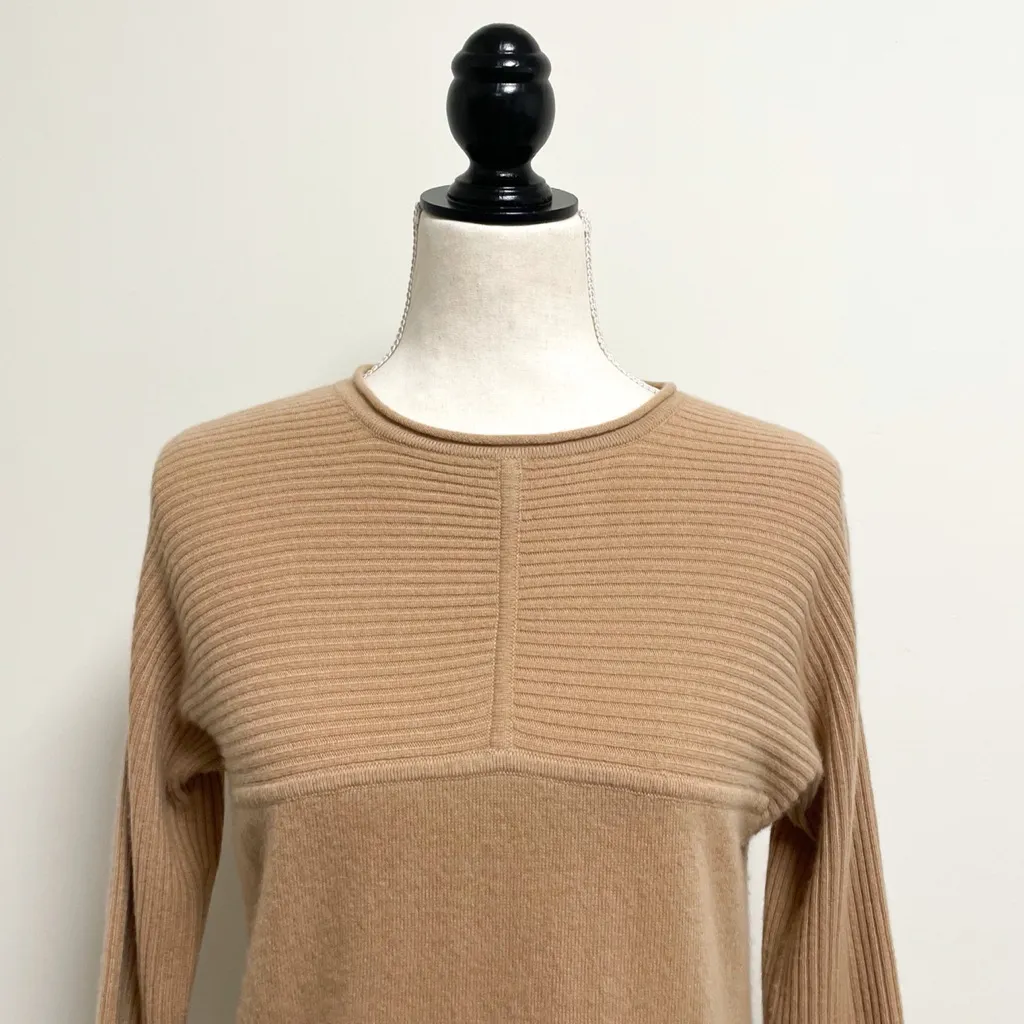 Tory Burch Deanna Cashmere Long Ribbed Sweater - Image 3
