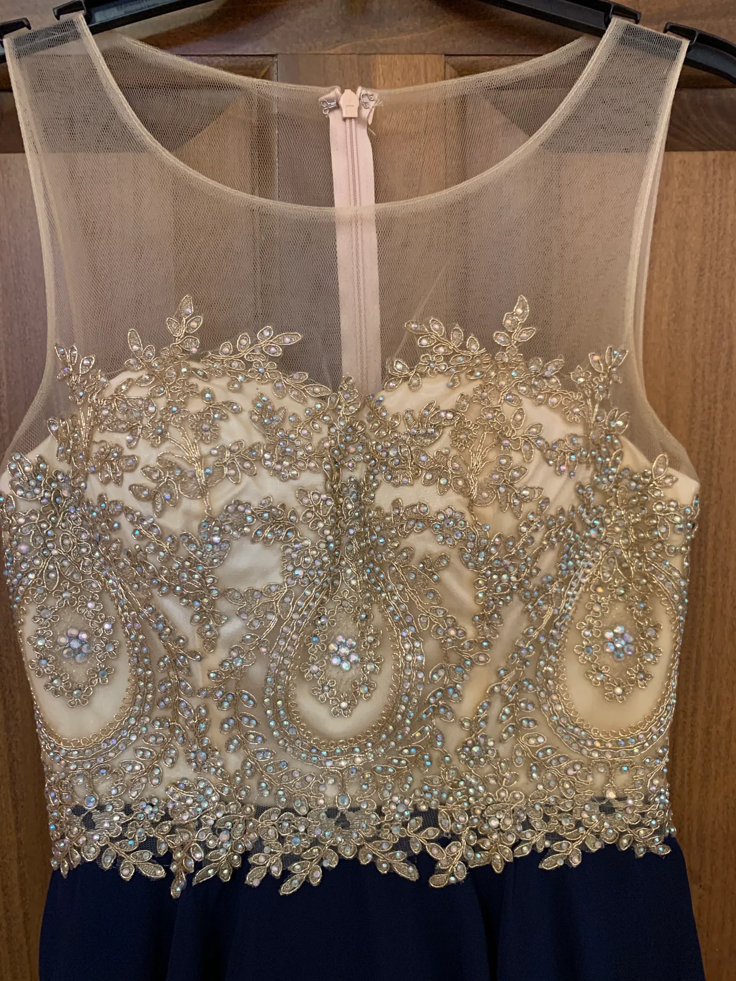 Formal Blue Homecoming Dress - Image 3