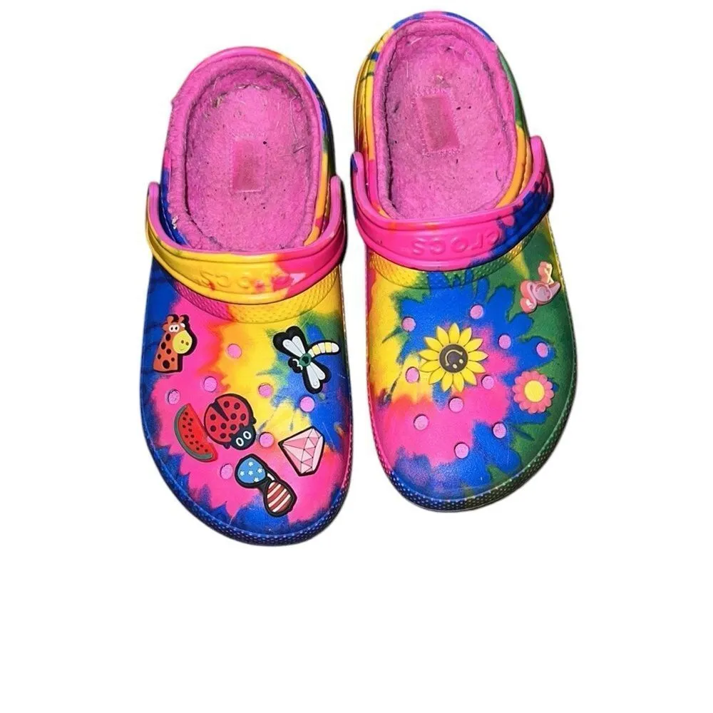 Crocs Colorful Clogs Size 8 - Image 2