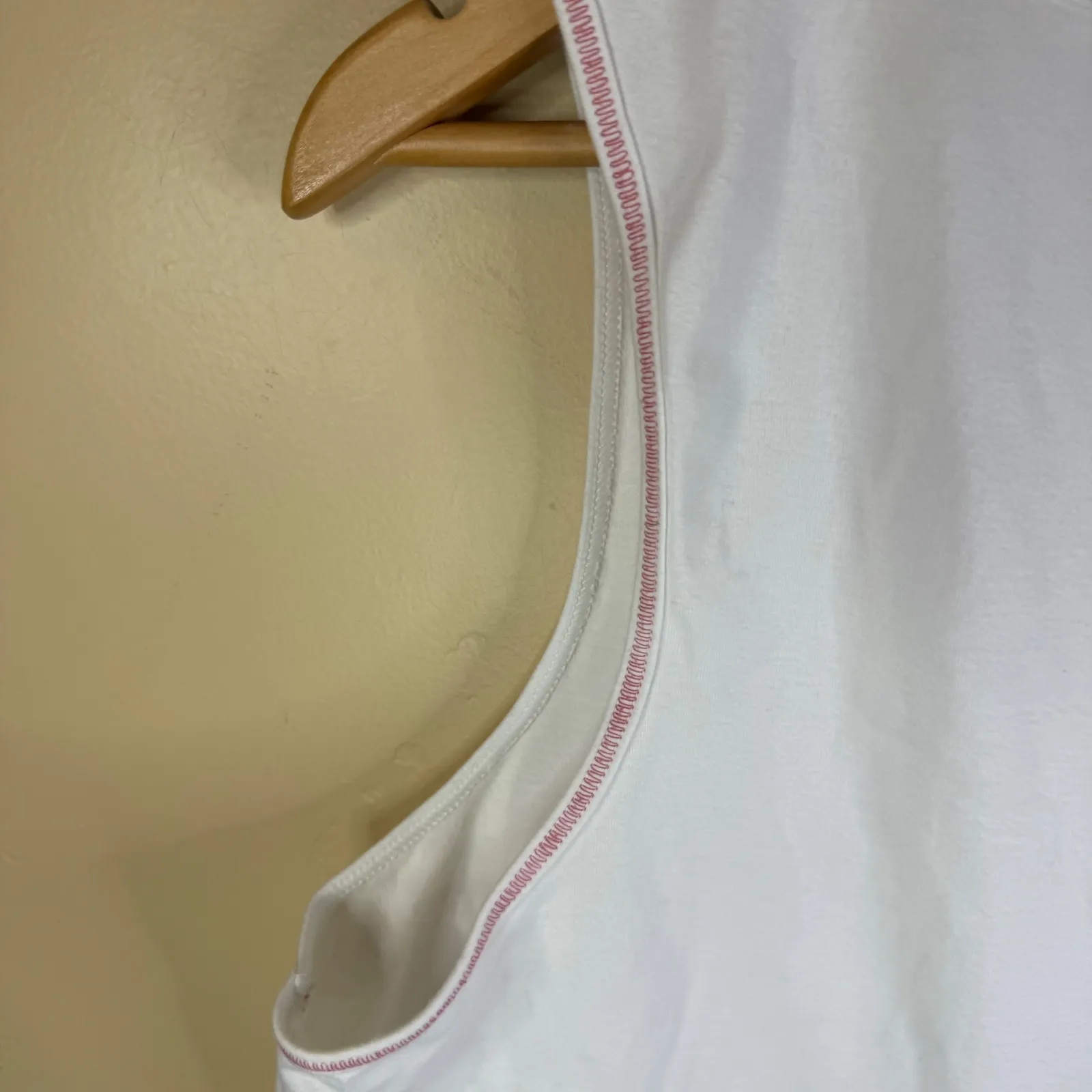 Harley Davidson Tank Top Womens XL‎ Pink Logo Stitching Graphic Bikercore Grunge White - Image 7