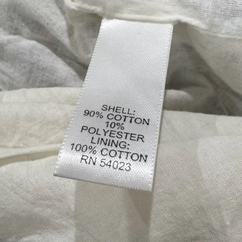 Sabine Metallic Blue White Dots Mini Skirt Women’s Medium White - Image 2