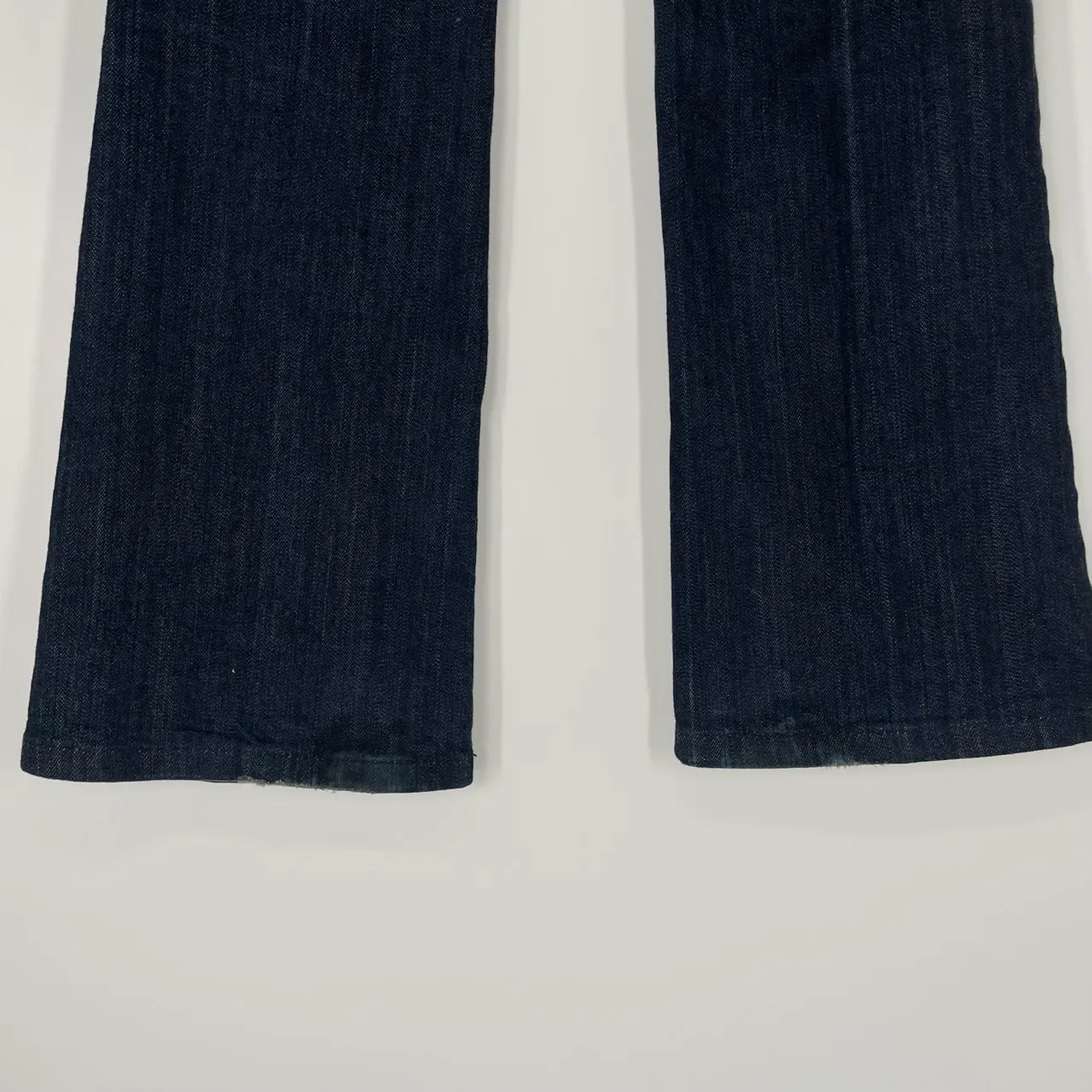 Limited Retro Women's Midrise Military Inspired Dark‎ Wash Bootcut Jeans Size 2 - Image 7