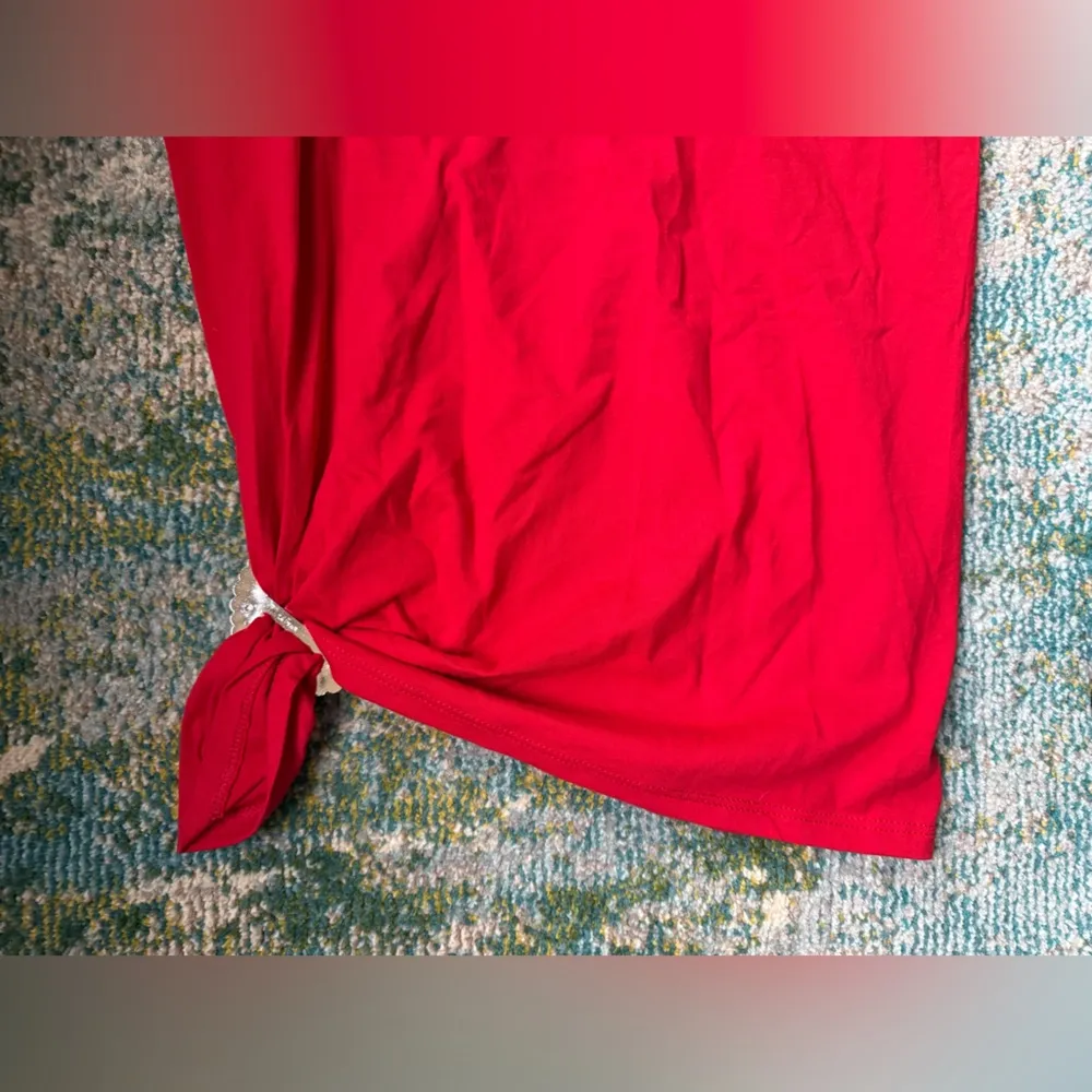 Vintage NOS handmade Valentine’s Be Mine embroidered paint T - Image 10