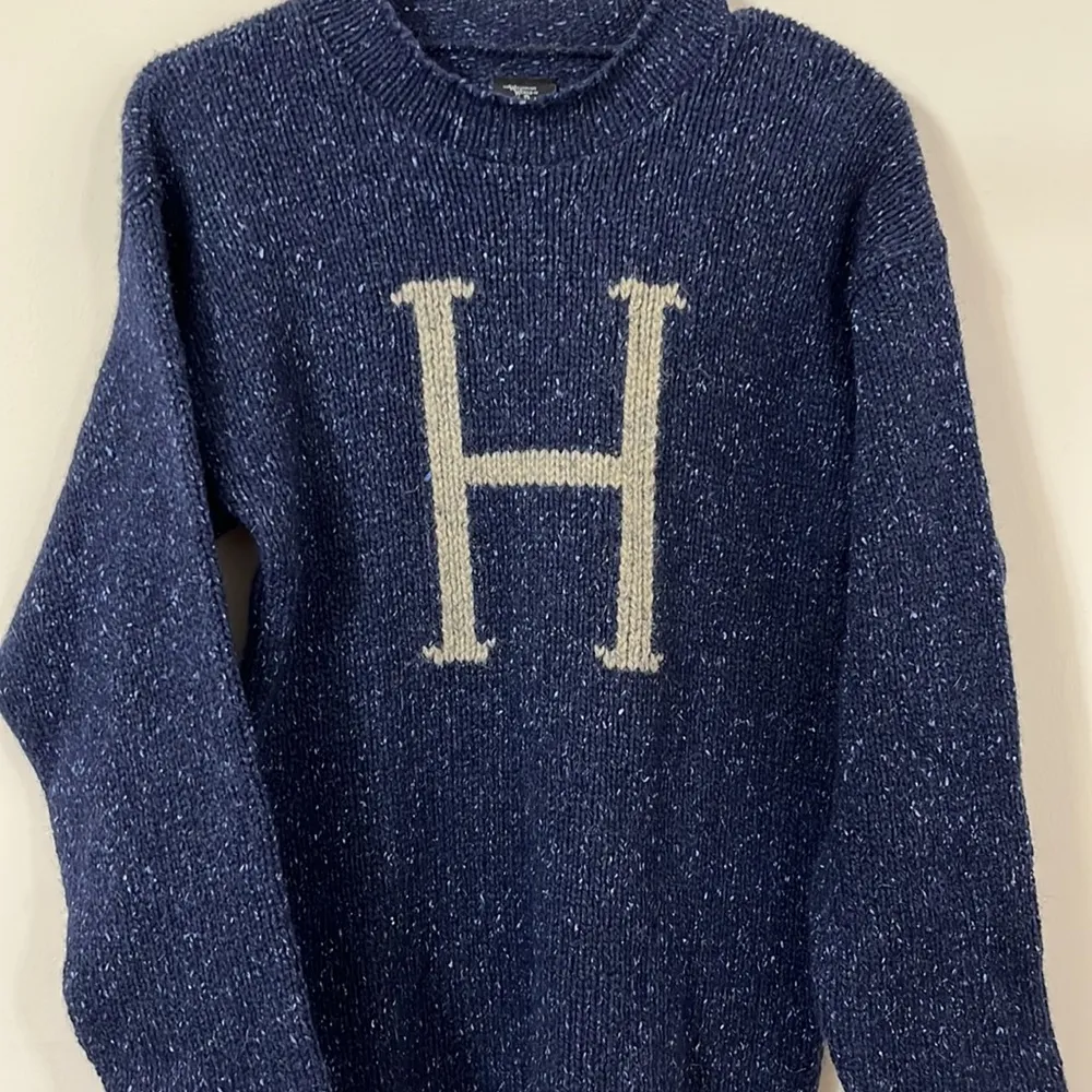 NEW The Wizarding World of Harry Potter Replica H For Harry Sweater Blue XS - Image 2