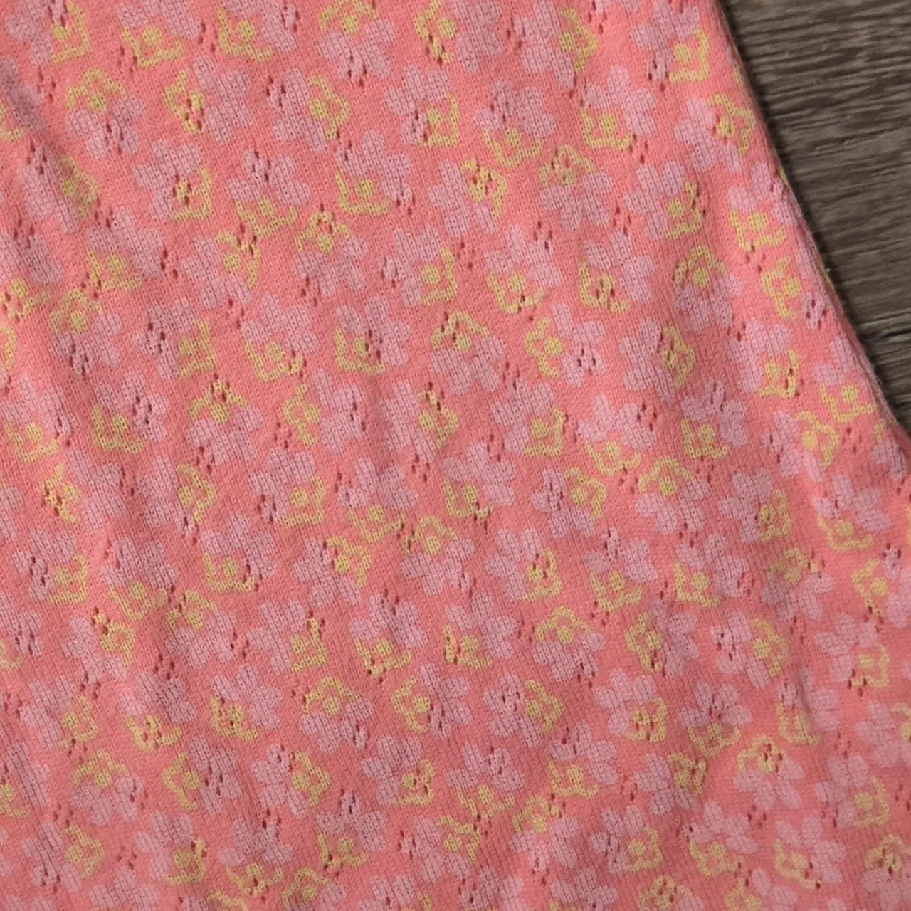 Tommy Jeans Y2K Pink And Yellow Floral Tank Top Size XL - Image 2