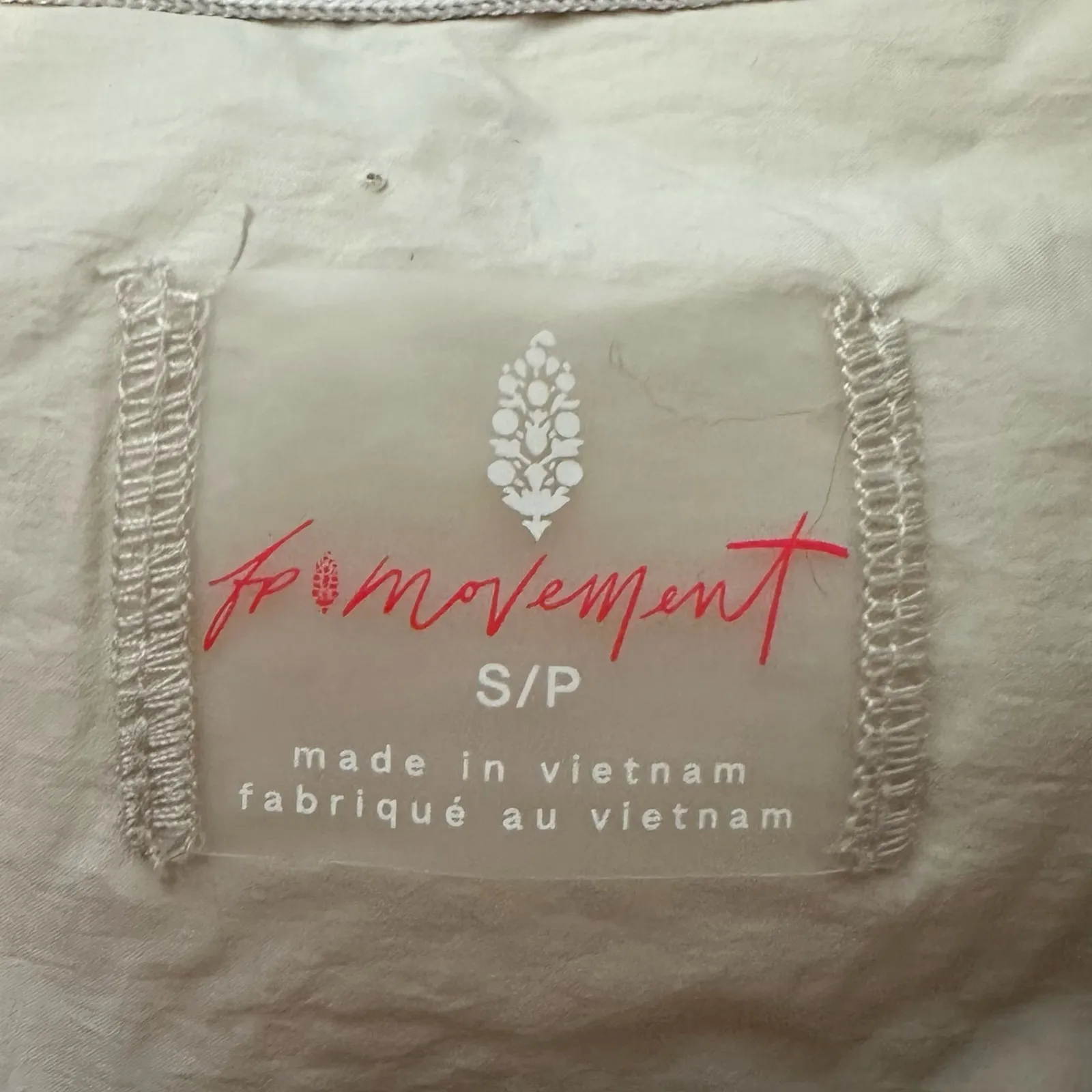 Free People Movement Pippa Packable Puffer Jacket Tofu Size Small - Image 6