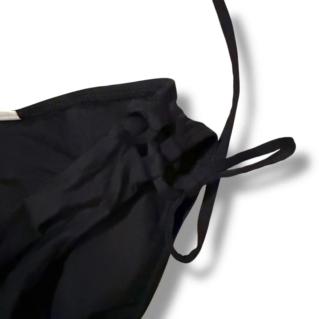 L Space Ella Black Side Tie Bikini Swim Bottoms Sz M Full Cut‎ - Image 4