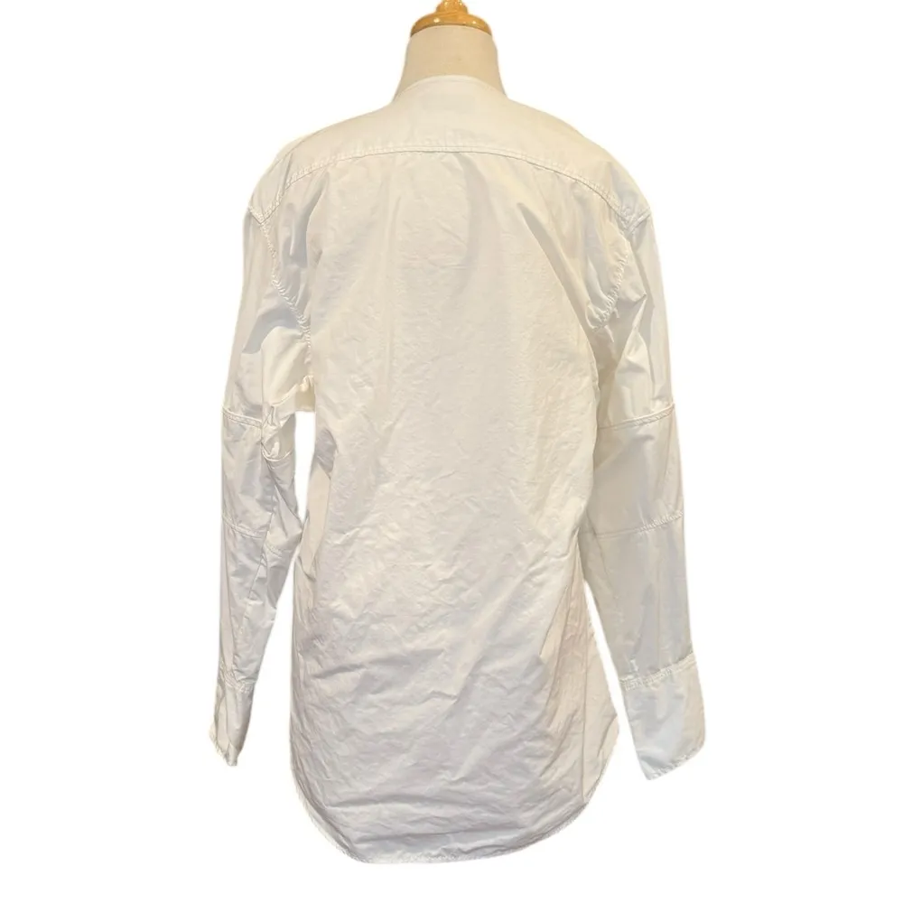 Marine Serre Jacket Lightweight 1/2 Zip Up 100% Cotton Minimalist Large - Image 3