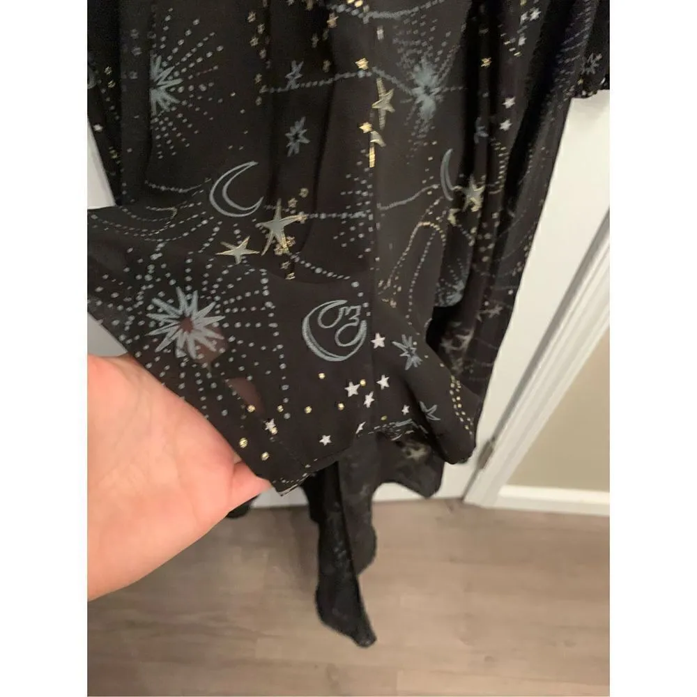 Star Wars beaded deep V-neck long sleeve shorts pants size medium - Image 7