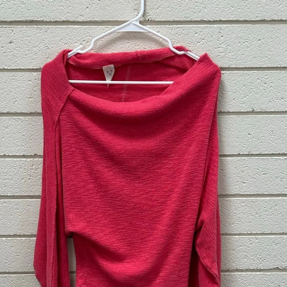Free People We the Free Coral Boatneck Top size XS - Image 7