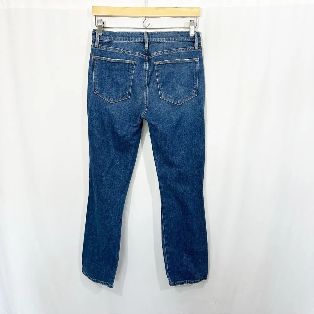 Frame Le High Straight Jeans in Reef Point - Image 6