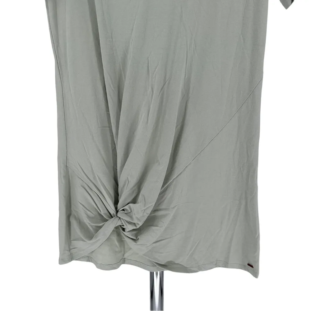 N:Philanthropy Leonardo Twist Hem Dress Sage size Medium NWT Short Sleeve - Image 4