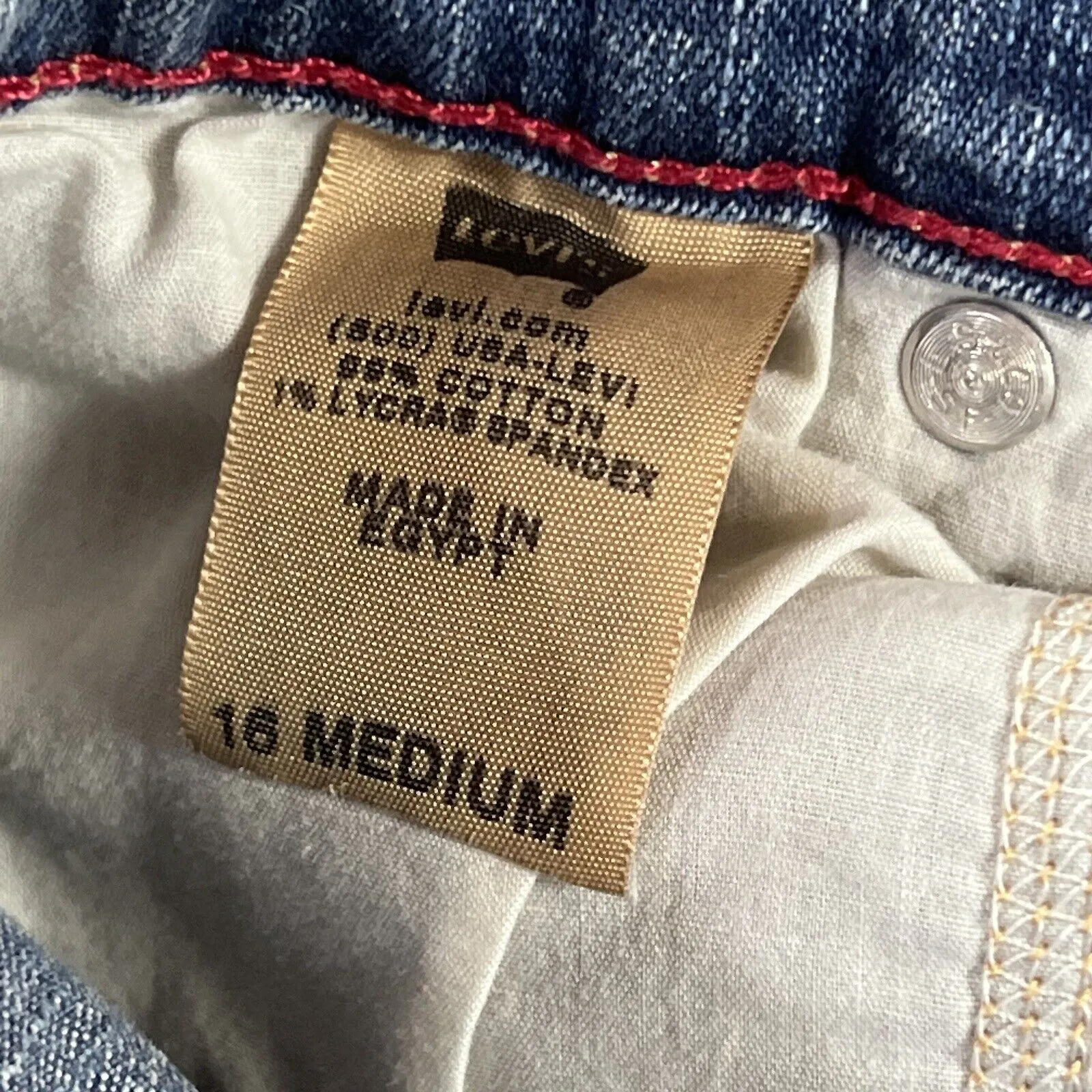 Levis‎ 550 Relaxed Bootcut Jeans Women 16 High Rise Medium Wash Western Casual - Image 10