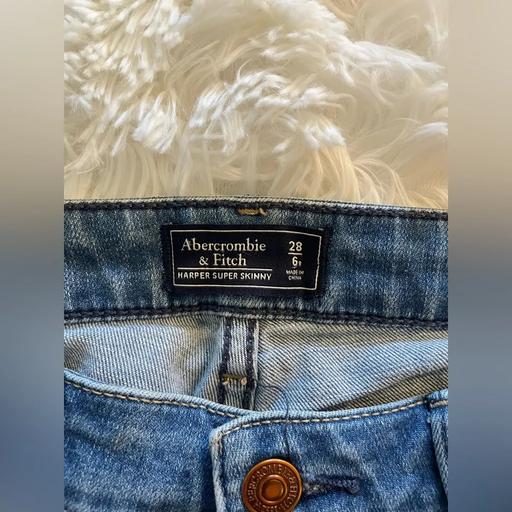 abercrombie and fitch harper super skinny jeans - Image 5