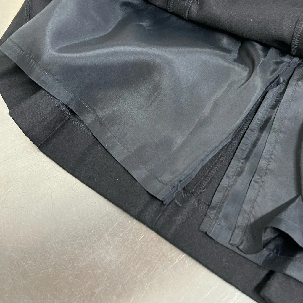 Banana Republic Black Wool Blend Lined Skirt - Size 8 - VGUC - Image 5