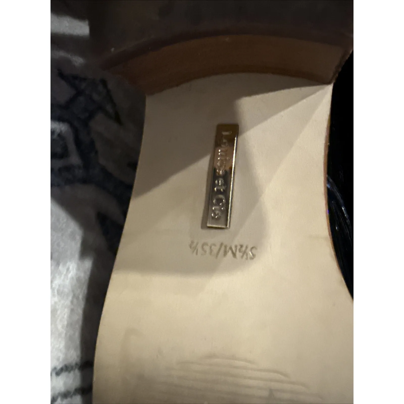 louise et cie shoes Oxfords Black Shinny Patten Leather Size 5.5 - Image 8