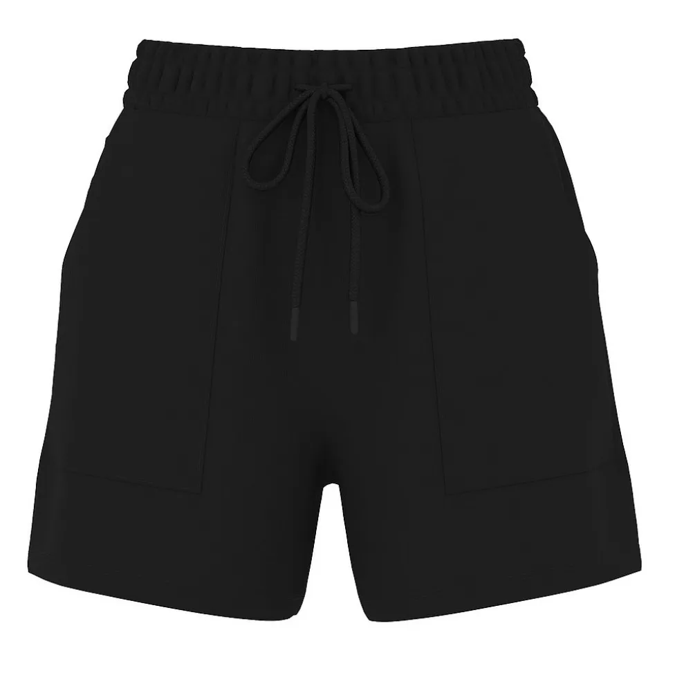 PINK VICTORIA’S SECRET Ivy Fleece Sweat Shorts High Rise Black White Logo XL - Image 11