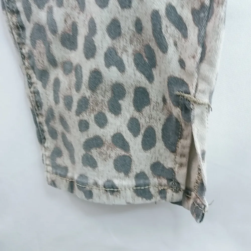 Royalty Jeans 6 28x25 Wanna Betta Butt? High Rise Leopard Skinny Ankle Fit Black Size 28 - Image 8