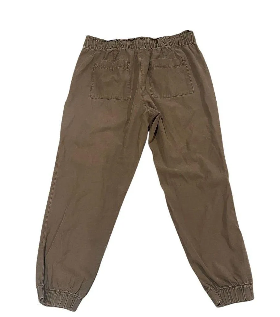 Loft Outlet Women's Brown Jogger Pants Size M Elastic Waist Casual Size M - Image 4