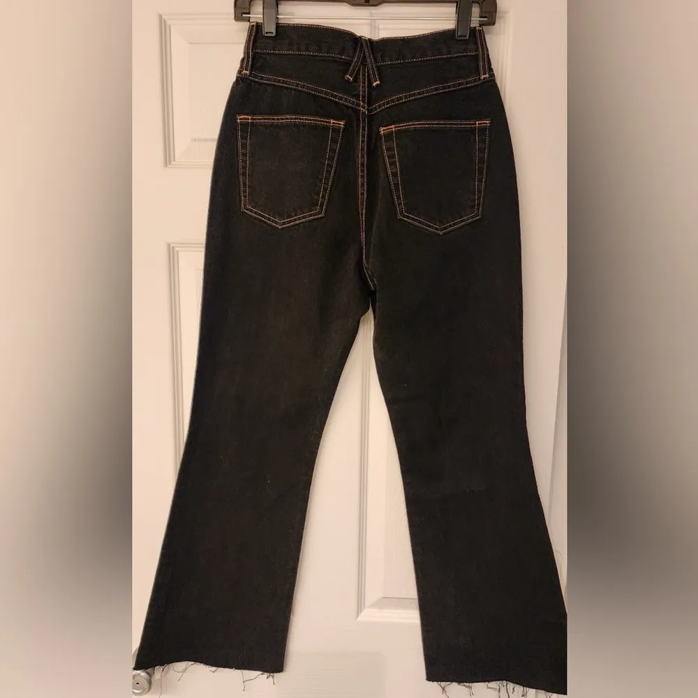 SLVRLAKE Frankie Double Yoke High Rise Blue Night Flight Women’s Jeans Size 26 - Image 5