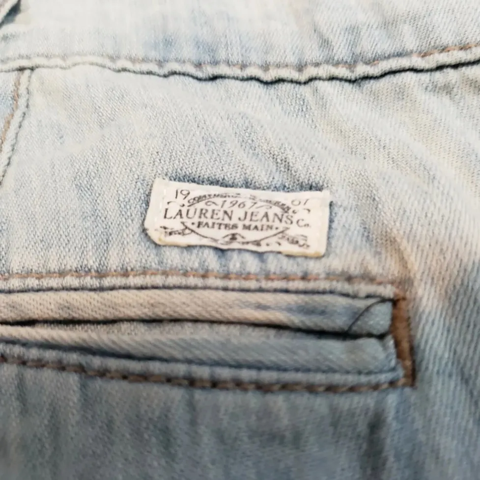Vintage Jeans Size 6 W30"L28.5" LRL Lauren Jeans Co Ralph Lauren Blue Denim Pants - Image 6