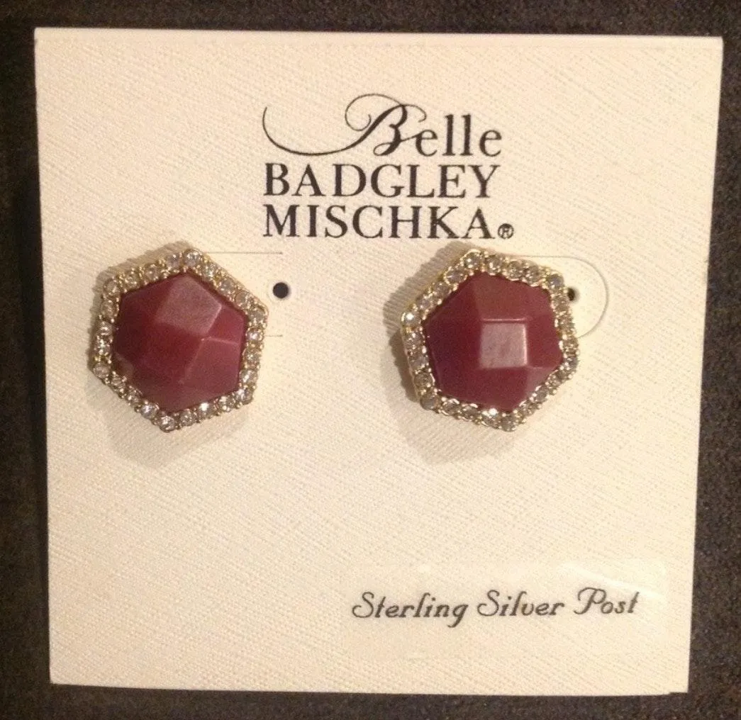 STONE STUD EARRINGS - Image 2