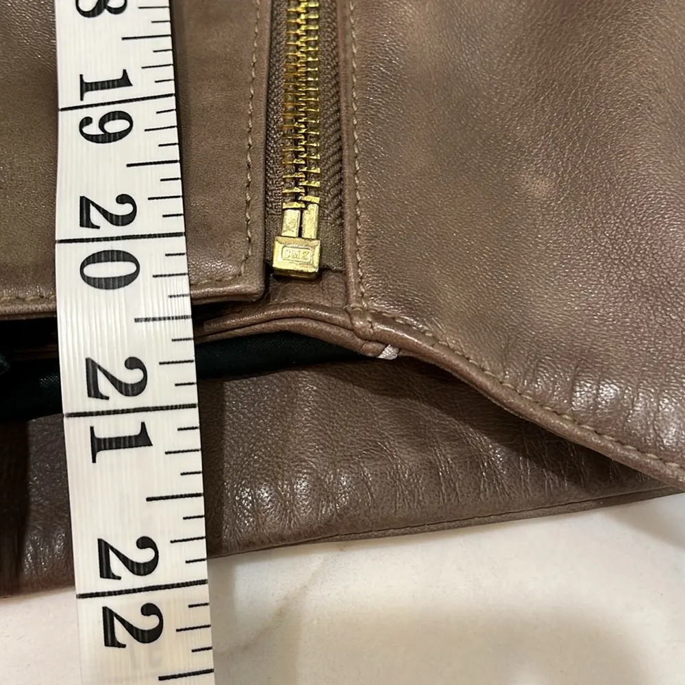 Elie Tahari lamb leather jacket - Image 8