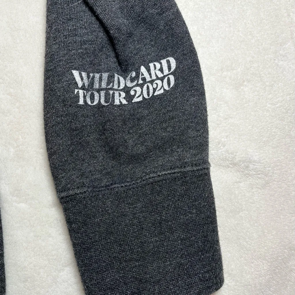 Miranda Lambert Wildcard 2020 Tour Sweatshirt Hoodie size Medium Grey Black - Image 3
