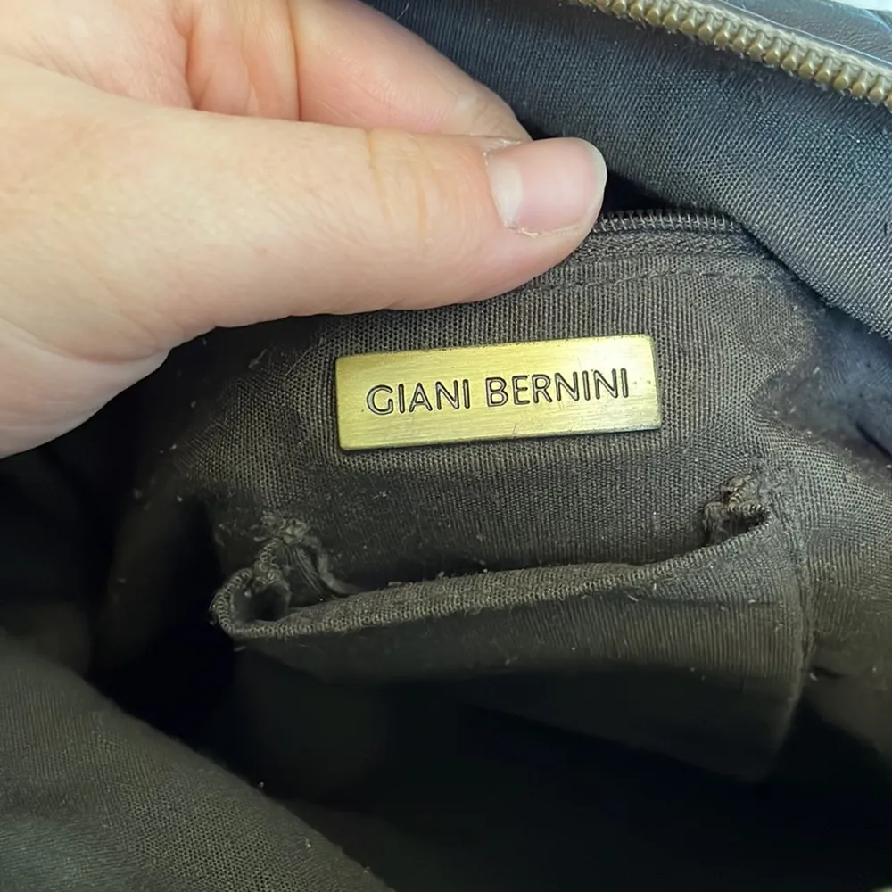 Brown Giani Bernini purse - Image 5