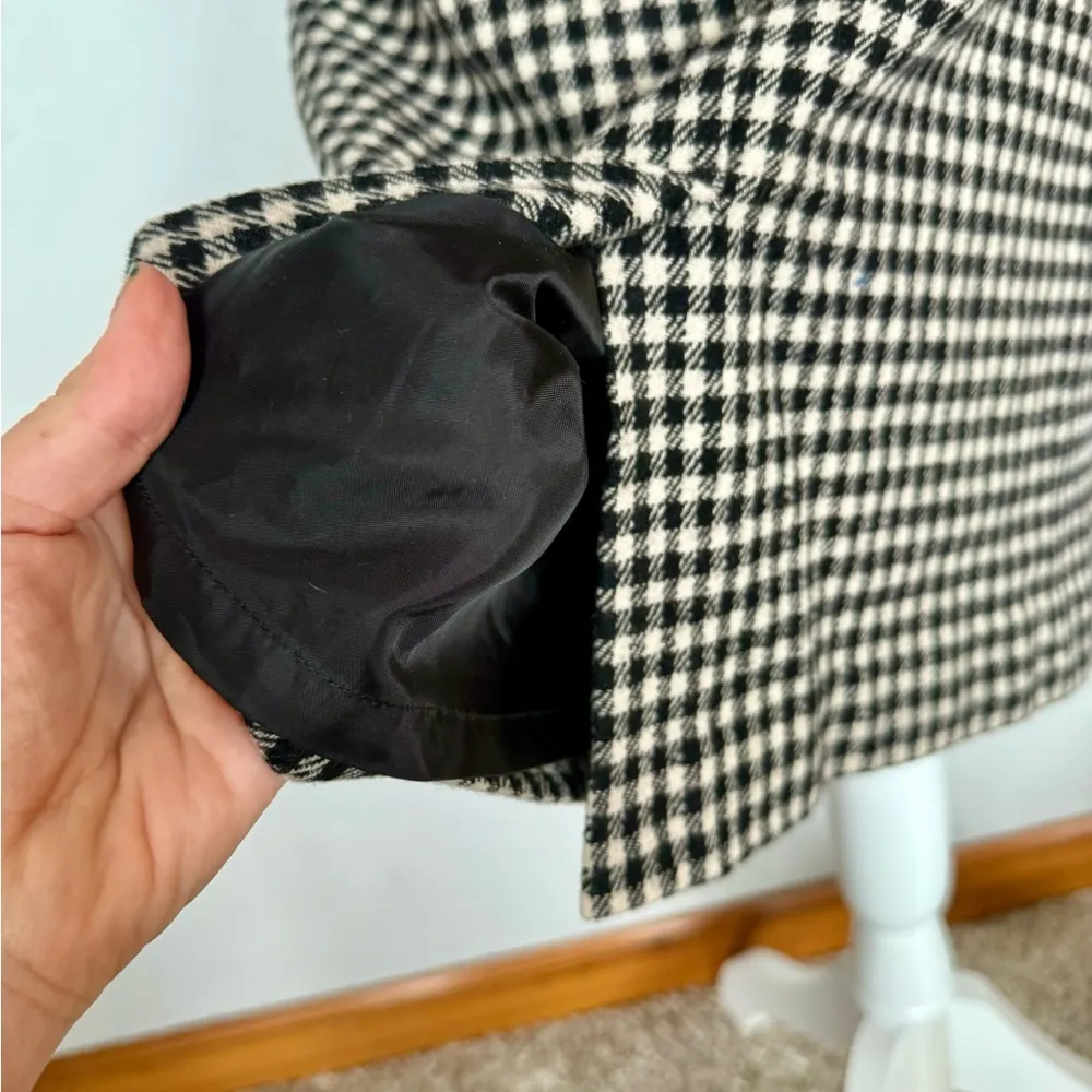 Eddie Bauer Wool Pencil Skirt | EUC | Business Casual | Pockets | Cream/Black - Image 8