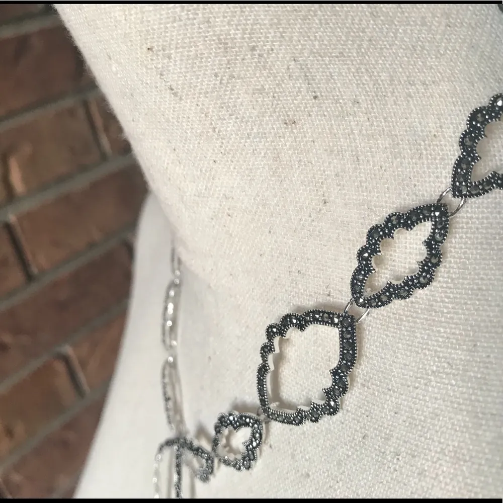 Silver Plated Brass Genuine Marc/synthetic pendant - Image 3