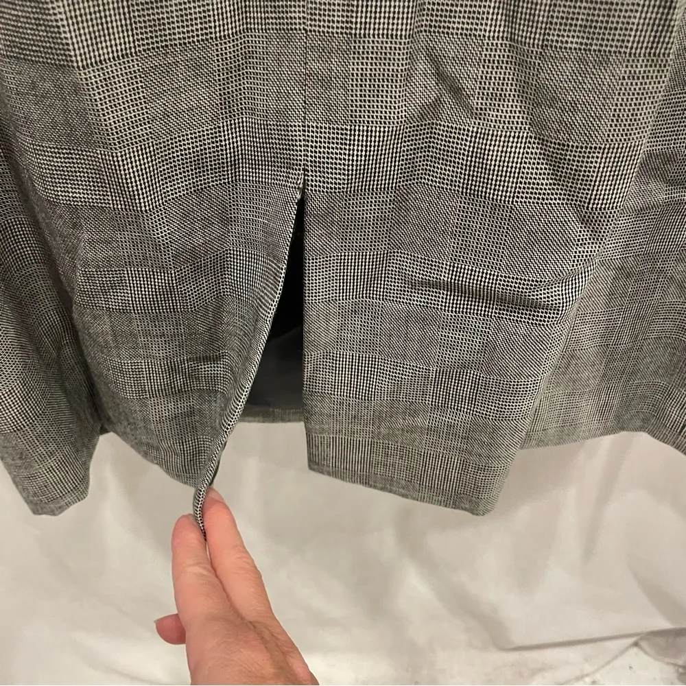 Adorable vintage 90’s Harve Benard Sport square neck wool plaid jumper dress - Image 6