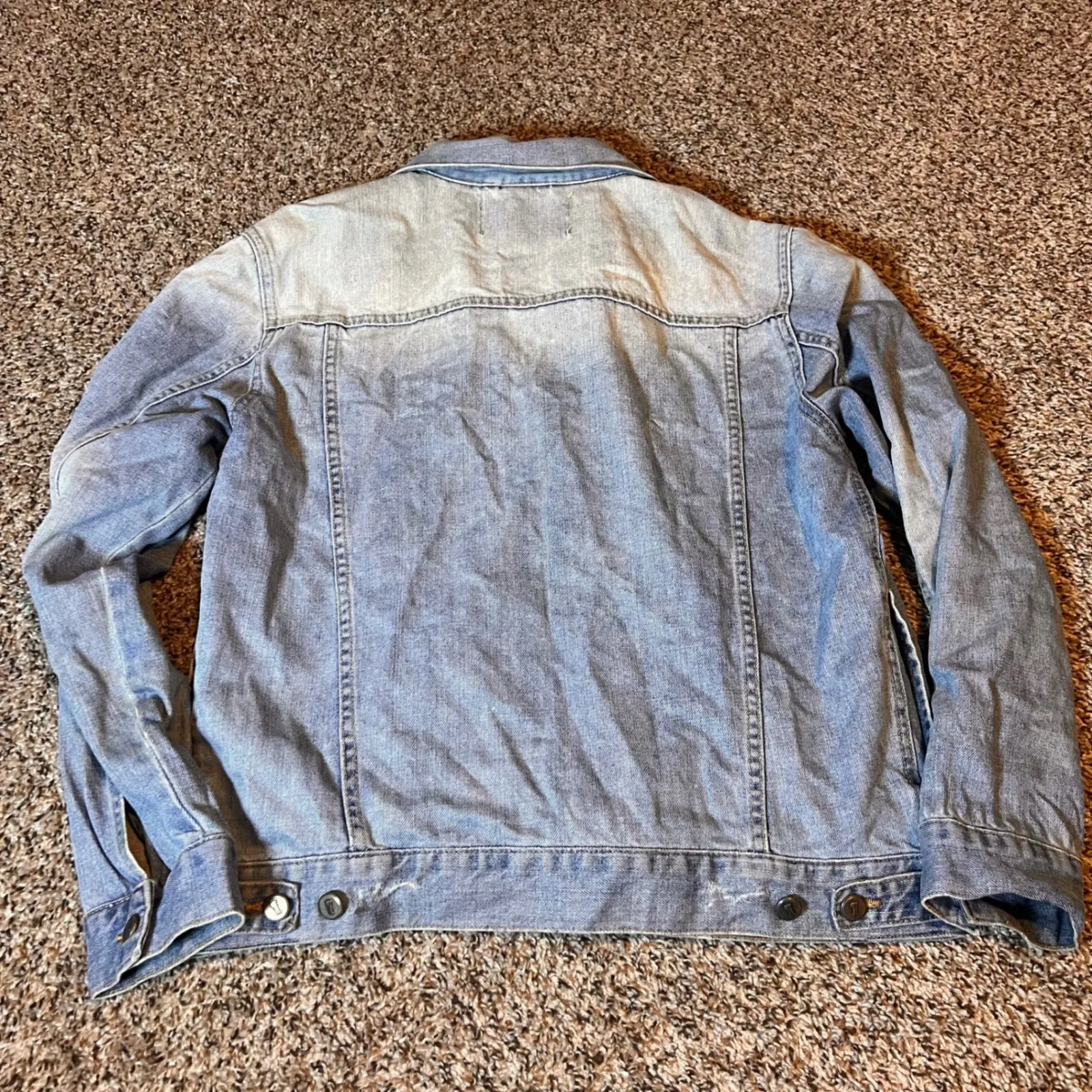 Pilcro Denim Jacket Light Wash Jean Jacket Casual Everyday‎ Jacket M - Image 8