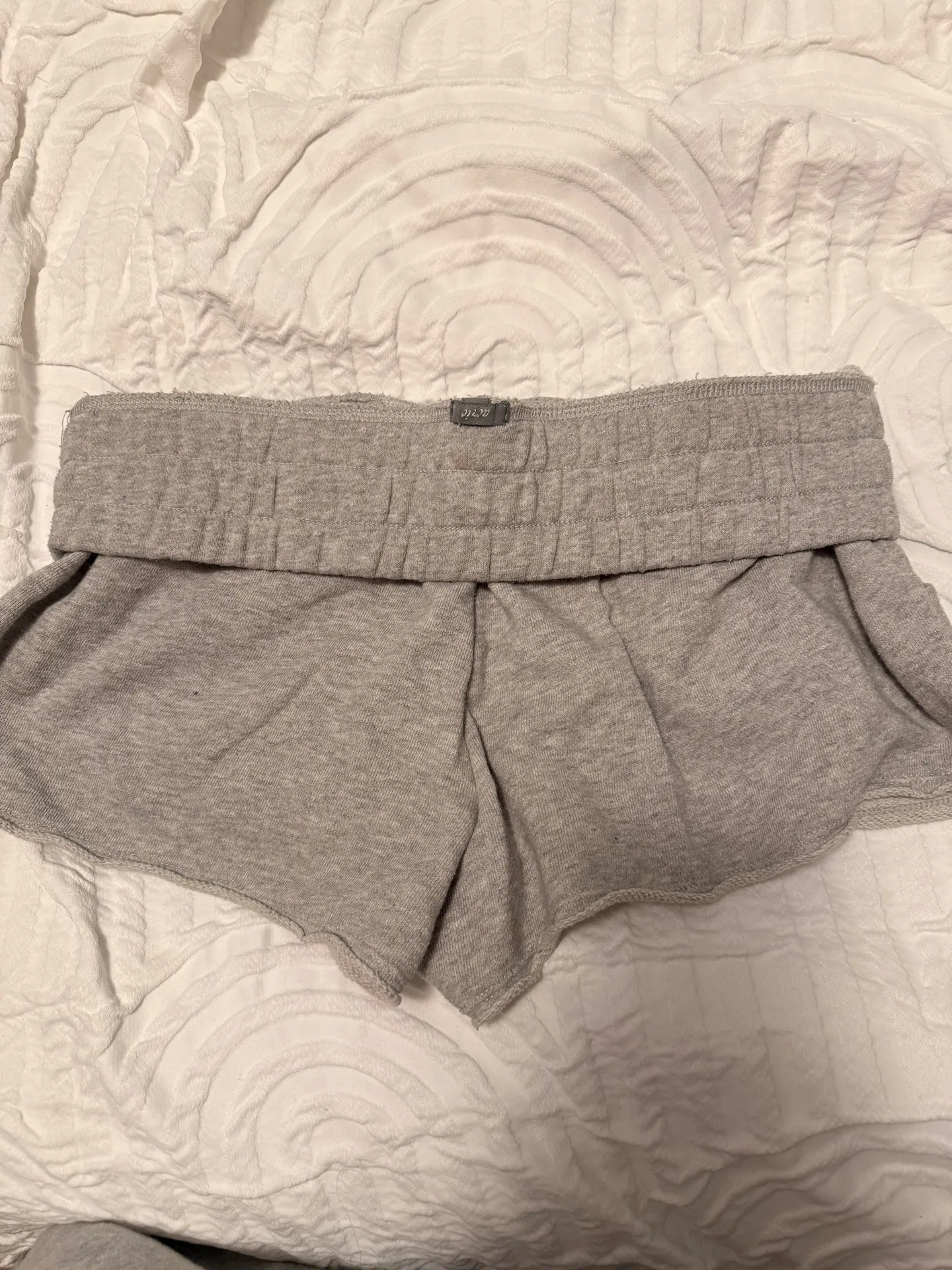 Lounge Shorts Aerie Grey Sweat High-Rise Soft  - Image 2